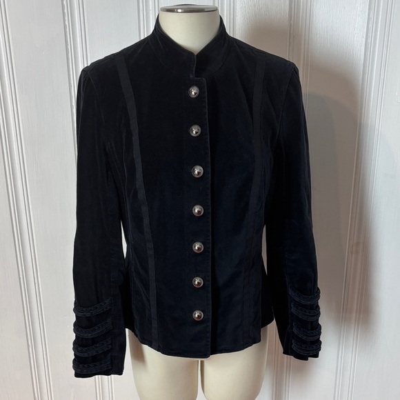Luisa Cerano Jackets & Blazers - Elegant Black Velvet Women's Jacket